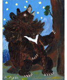 くつろぎのヒマヤラグマ